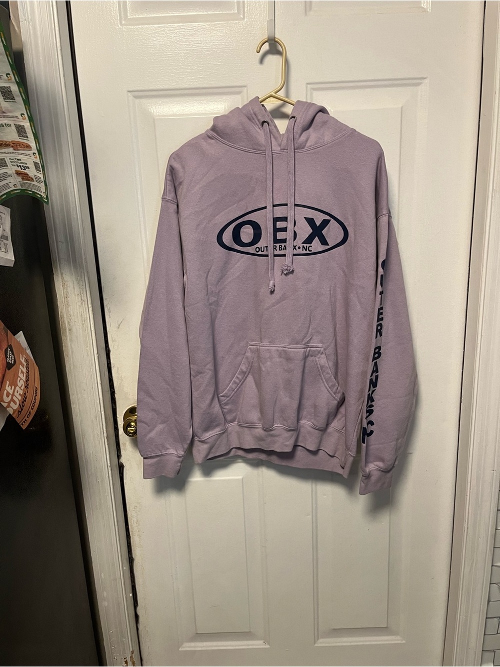 Outer Banks Authentic Lavender Hoodie - OBX size large